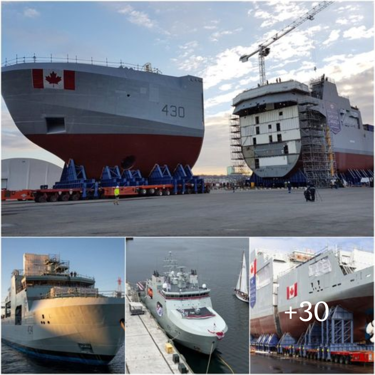 Launching The Fifth Arctic And Offshore Patrol Ship For The Royal ...